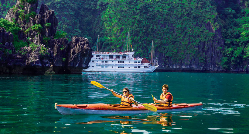 Kayak baie de Lan Ha