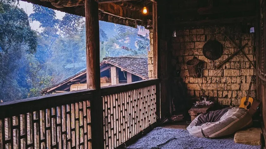 Cadre rustique chez Ma Le Homestay