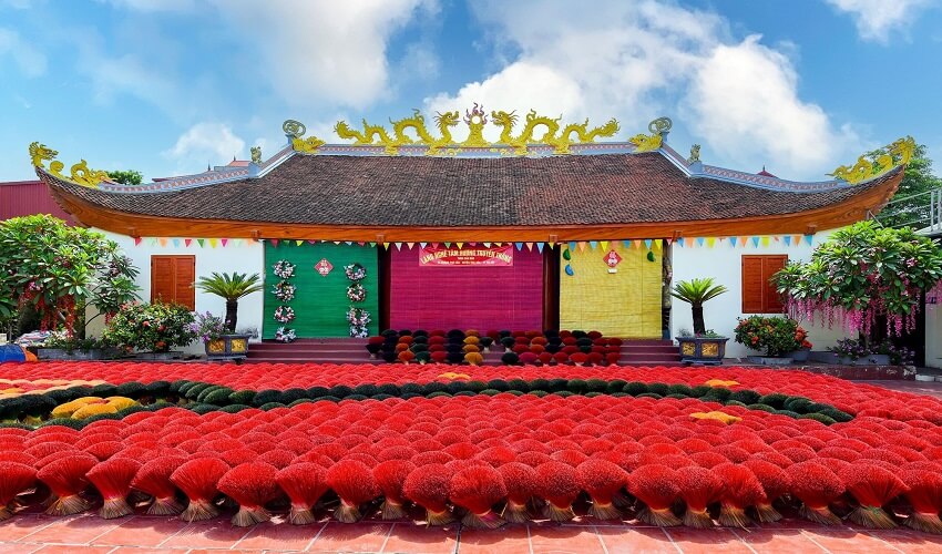 Village de l'encens Quang Phu Cau