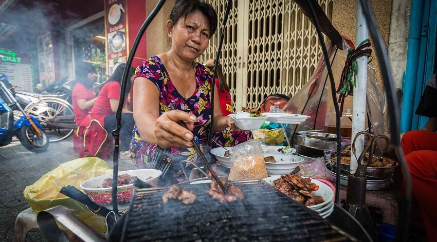 Balade culinaire en vespa à Ho Chi Minh