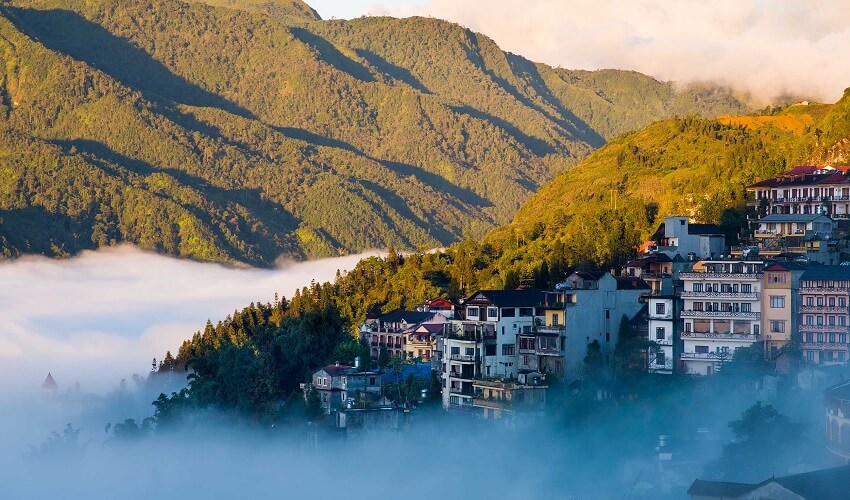 Il y a 200 jours de brume par an à Sapa