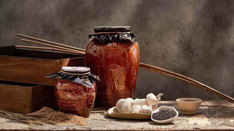 Alcool de riz gluant Nho Quan