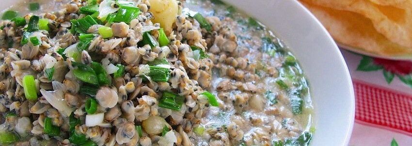 Petites palourdes de la rivière Gianh