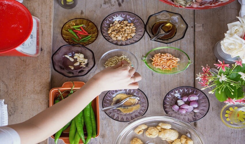 La visite au marché local est comprise dans l'excursion