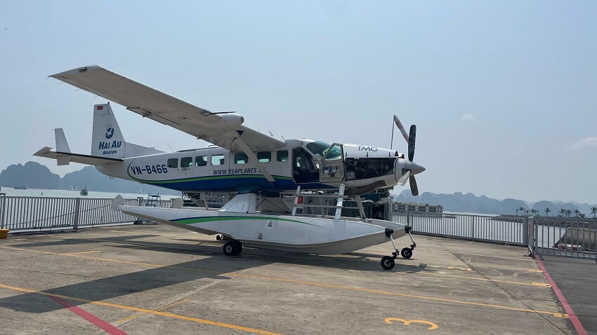 L'appareil peut se poser directement sur la mer